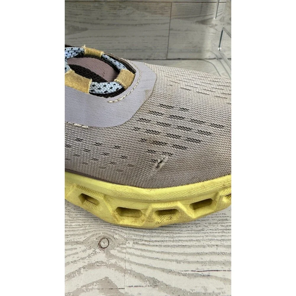 On Cloudmonster 61-98242 Yellow US 9B Women's Athletic Road Running Shoes #926
